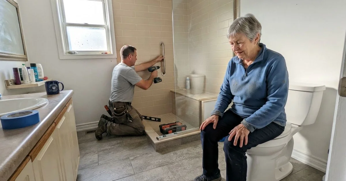 Renovating a bathroom for aging in place