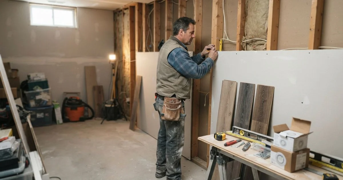 What to expect when you finish a basement, step by step