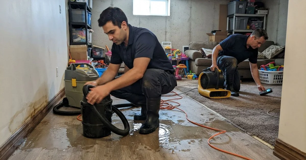 Water damage emergency: what to do in the first 24 hours